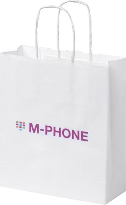 Kraft paper bag 18 x 8 x 21 cm- From €0.45 per unit