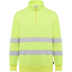 Hi-vis half-zip sweatshirt- From €18.99 per unit