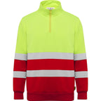 Hi-vis half-zip sweatshirt- From €18.99 per unit