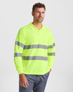 Hi-vis long sleeved polo shirt- From €14.49 per unit