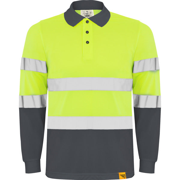 Hi-vis long sleeved polo shirt- From €14.49 per unit