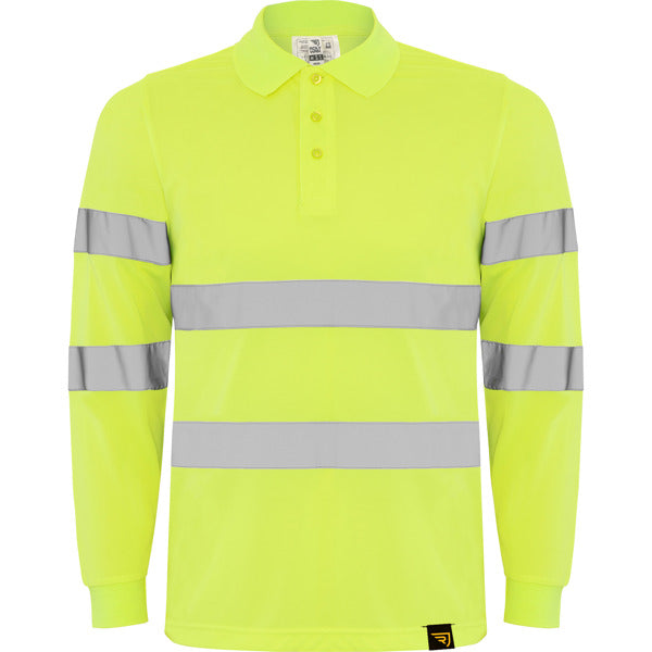 Hi-vis long sleeved polo shirt- From €14.49 per unit
