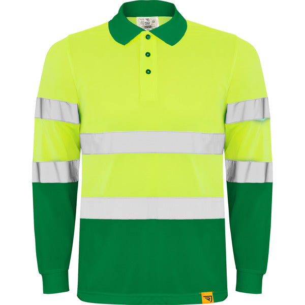 Hi-vis long sleeved polo shirt- From €14.49 per unit
