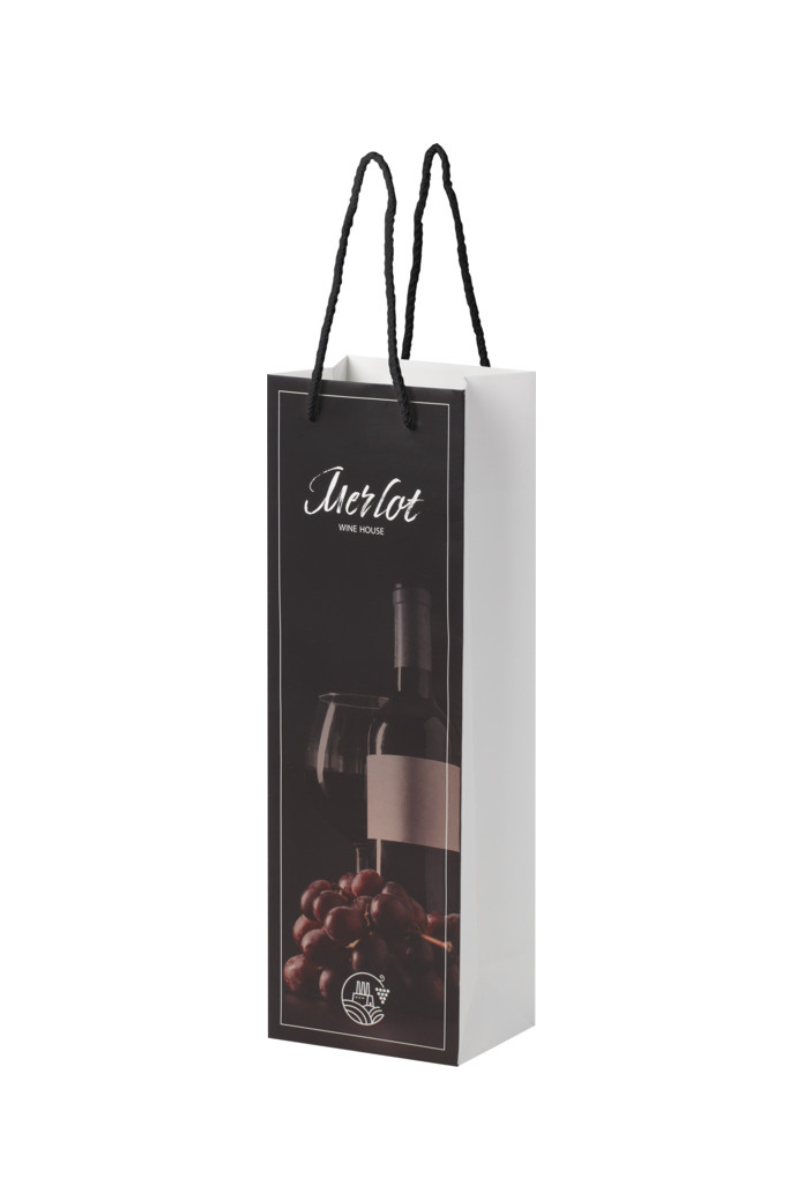 Handmade integra paper wine bottle bag 12 x 9 x 37 cm- From €1.79 per unit