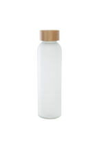 Soda lime glass bottle with bamboo lid- From €4.99 per unit